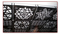 Decorative steel structure